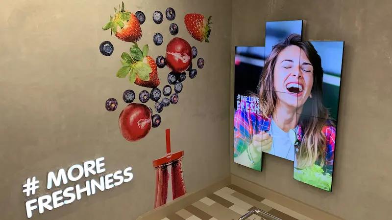 Spar video wall