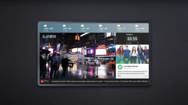 How to Divide Your Screen into Zones with Look Digital Signage
