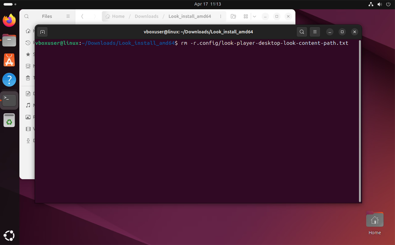 Uninstall Look on Linux