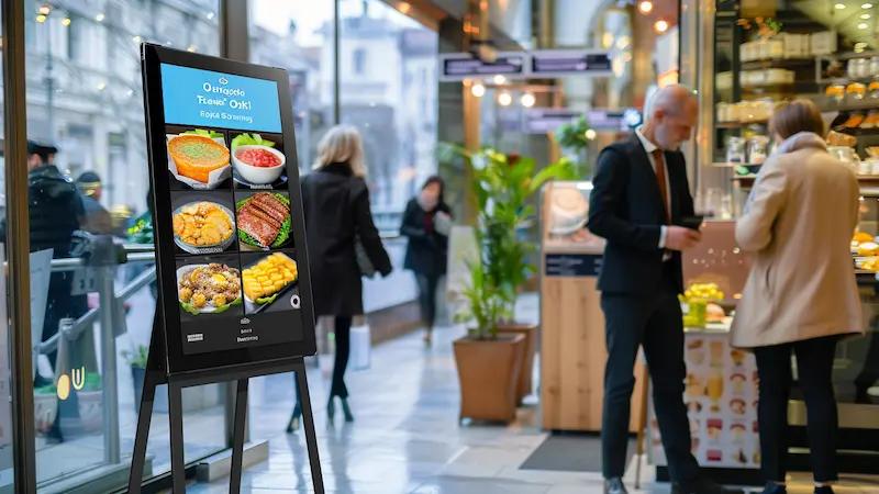 Portable digital signage th