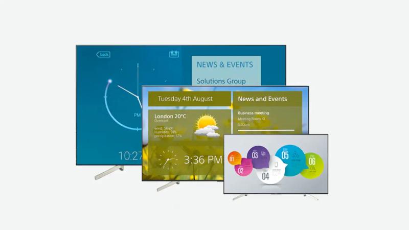 Sony Bravia Digital Signage Displays Line