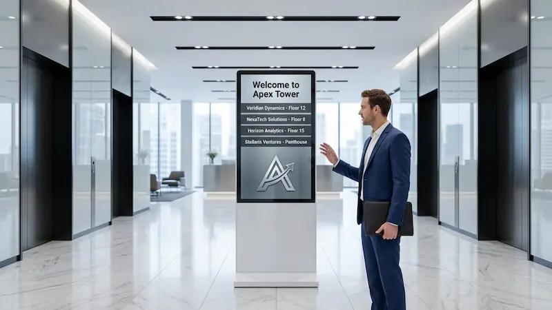 Digital building directory th