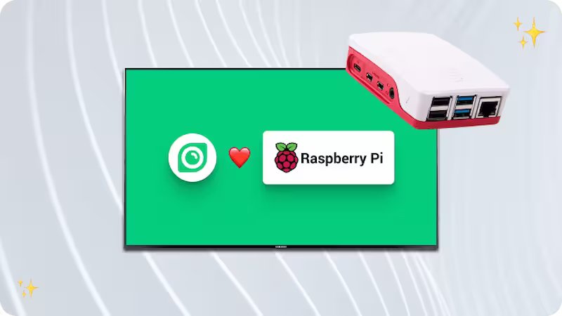 Look digital signage software supports raspberry p th