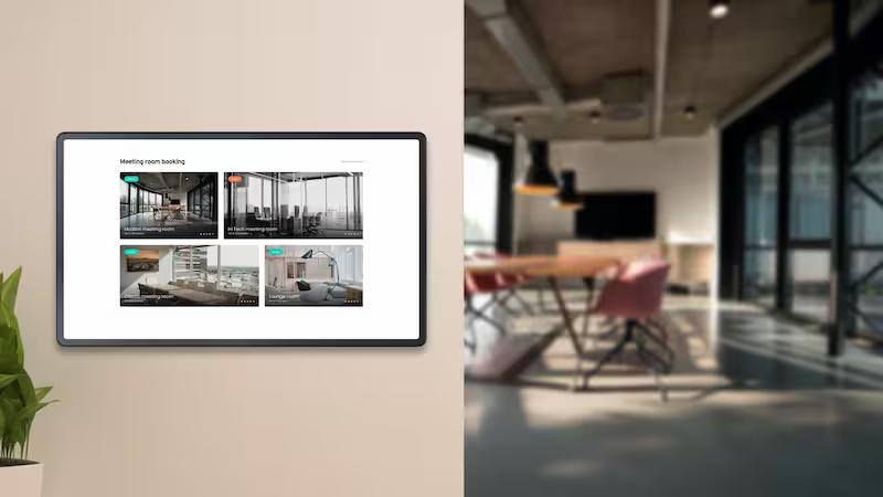 Conference room digital signage th
