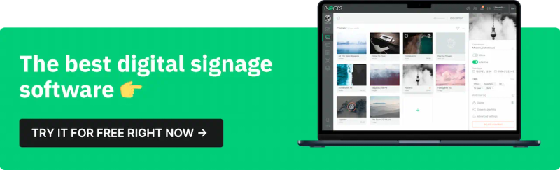 The best digital signage software - try it for free