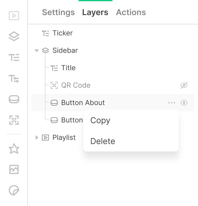 List of layers