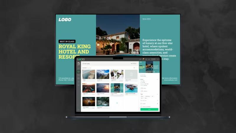 Look digital signage for hotels