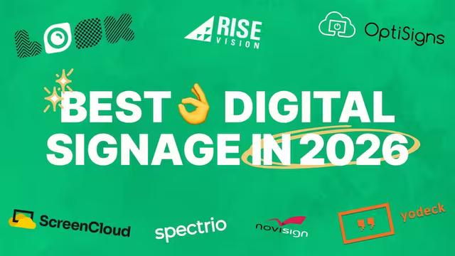 Leading digital signage companies