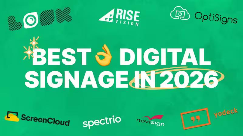 Leading digital signage companies