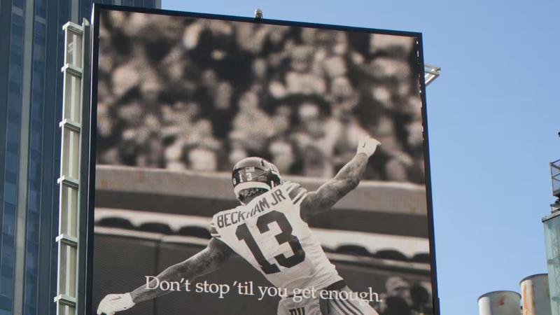 Nike campaign digital billboard
