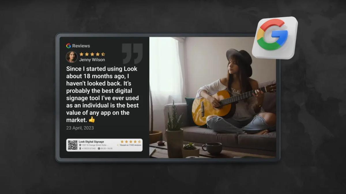 How to Deliver Google Reviews Right to Your Digital Signage