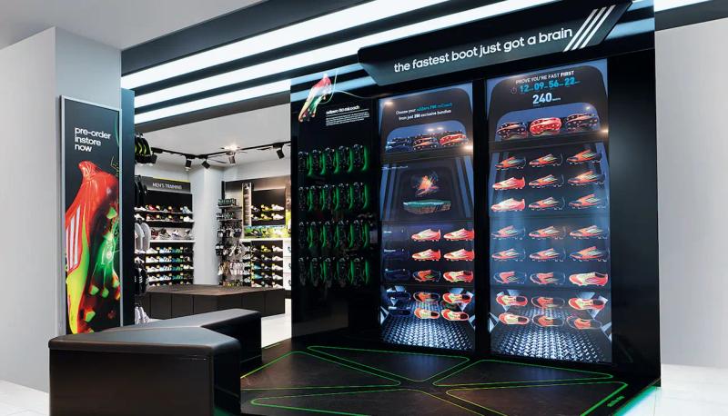 Adidas Virtual Footwear Wall