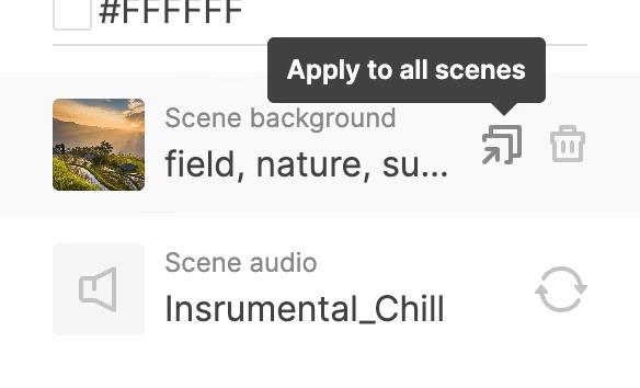 Apply to all scene icon