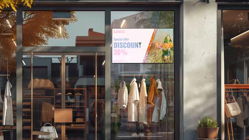 How fashion chains use digital displays th