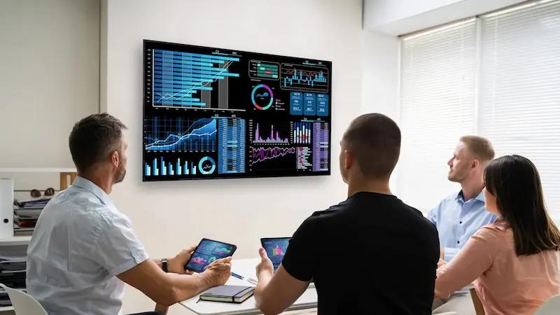Tv dashboards in office th