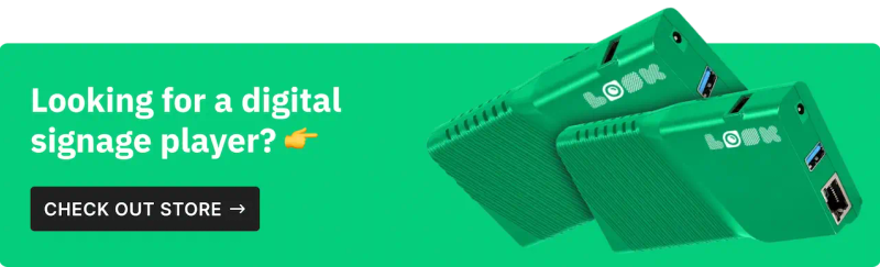 Looking for a digital signage player? Check out our store