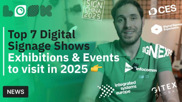 Top 7 Digital Signage Shows, Exhibitions & Events to Visit in 2025