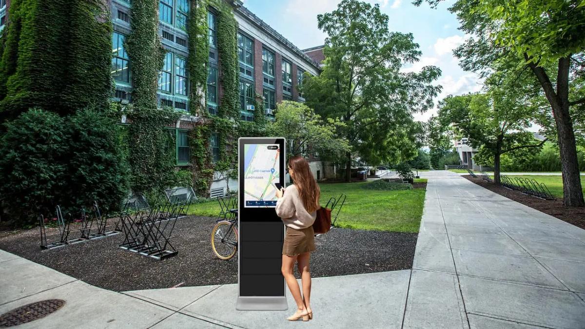 College campus digital signage