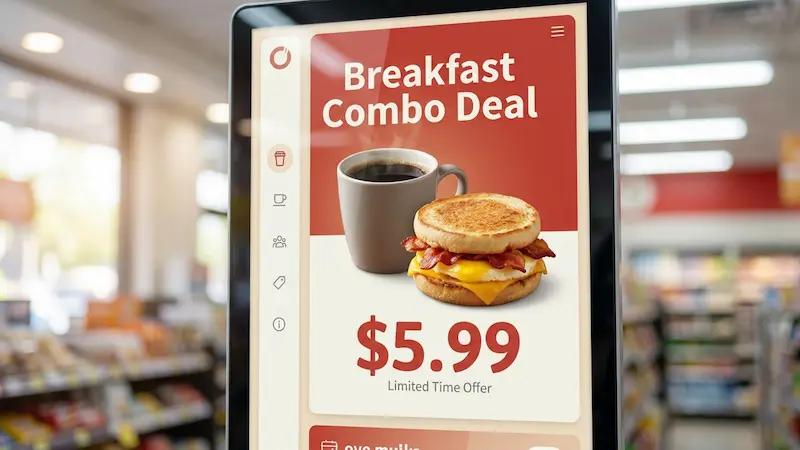Boost convenience store sales digital signage th