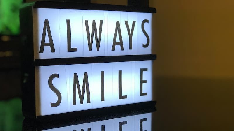 Always smile
