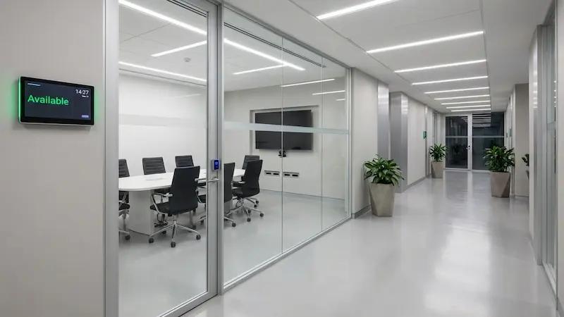 Meeting room status screens digital signage th