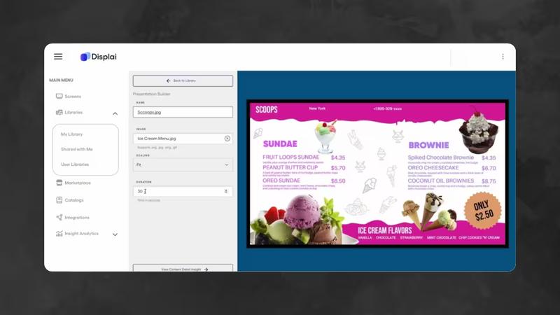 Displai interface
