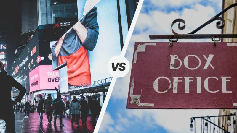 Dynamic signage vs static
