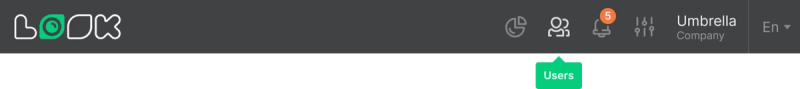Multiuser access menu