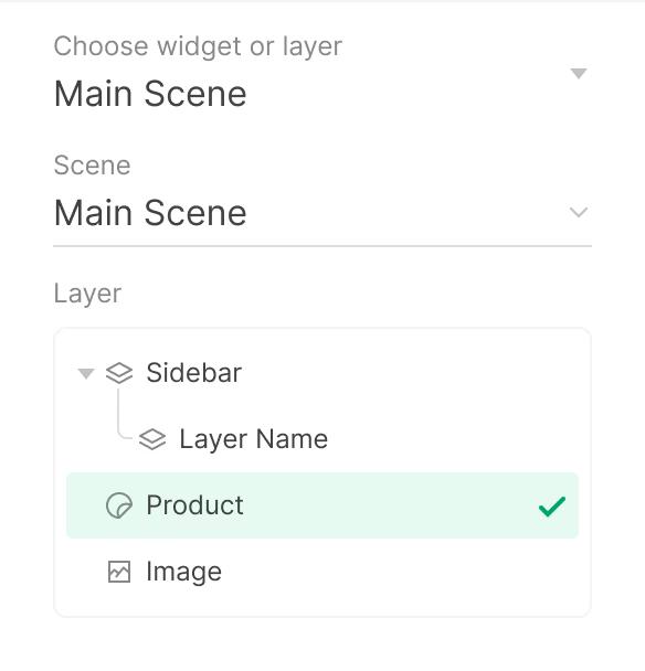 Chose widget