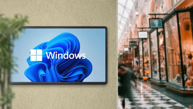 Windows digital signage