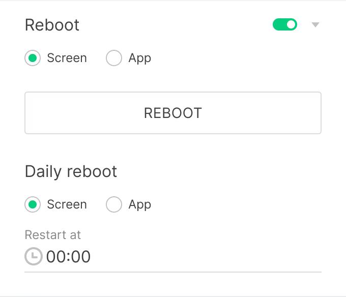 Daily reboot