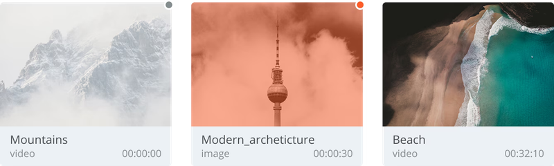 Screen content status