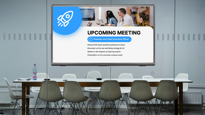 Digital Signage for meeting room