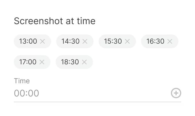 Screenshot at time