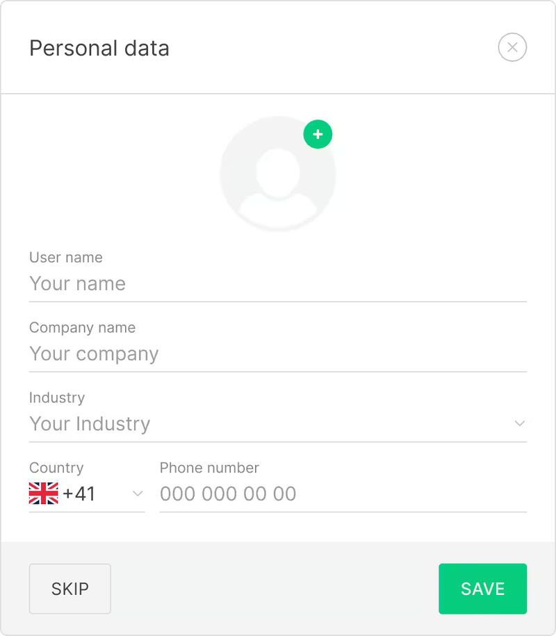 Personal data
