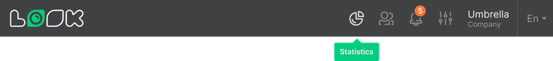 Statistics menu