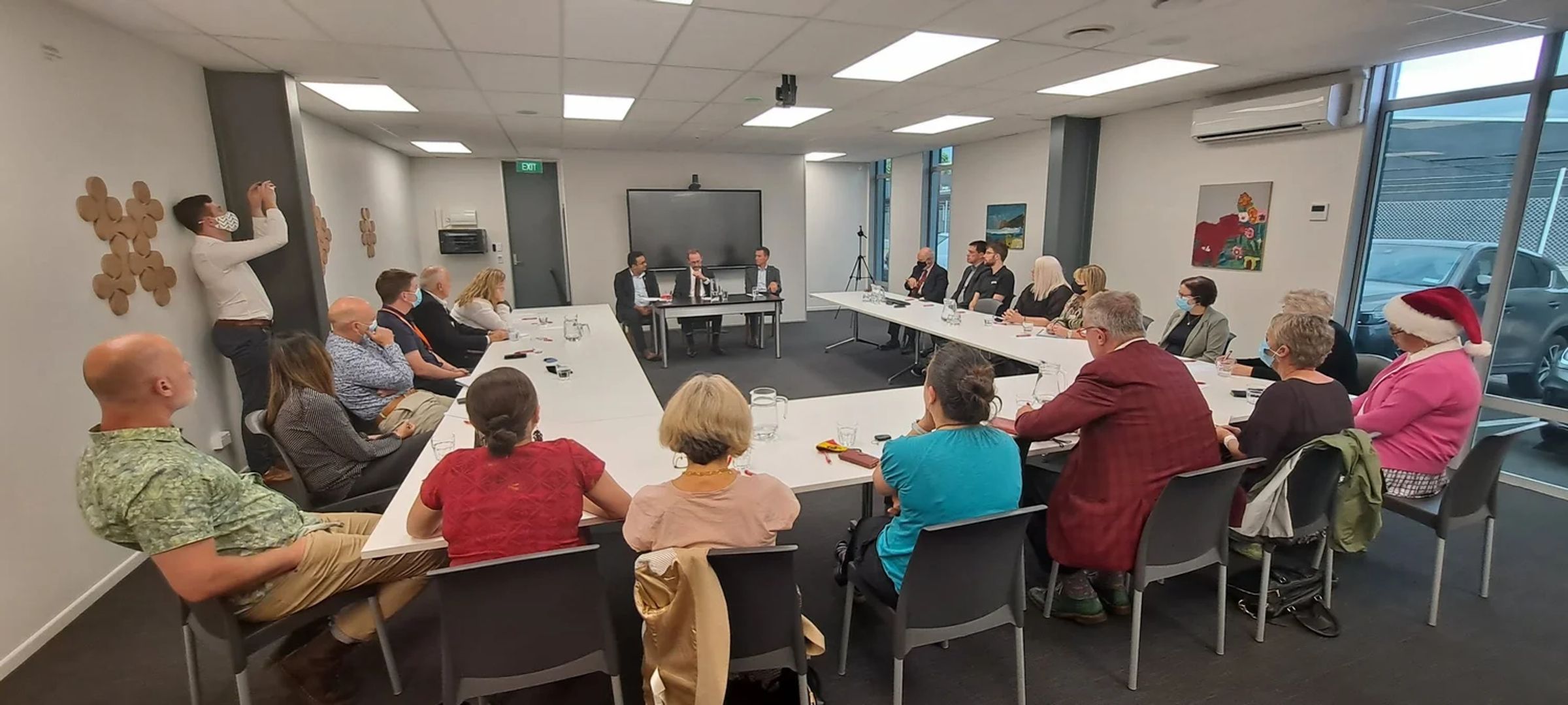 Invited guests representing the Health sector in New Zealand