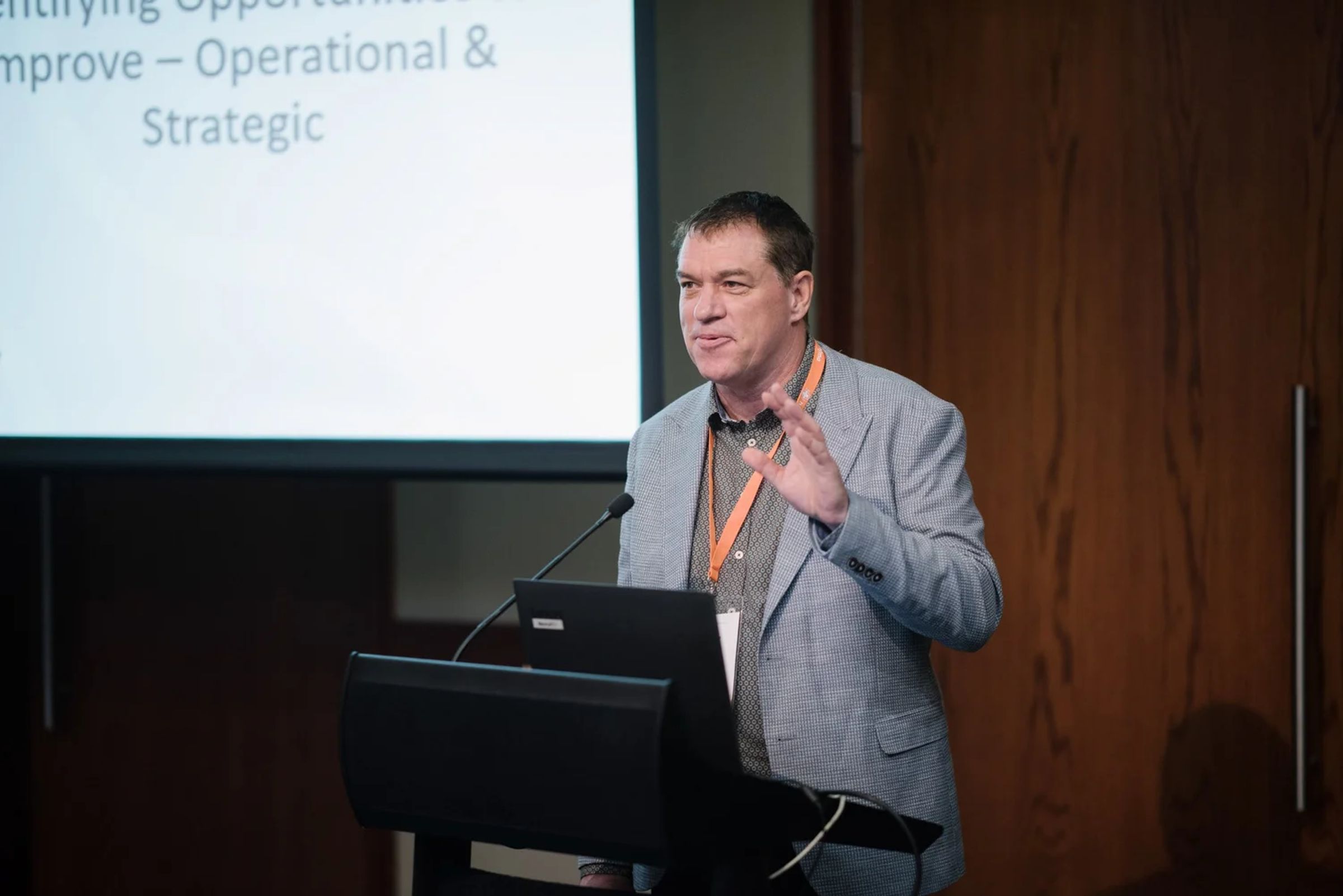 Ross sharing the Vision of Activity Based Management