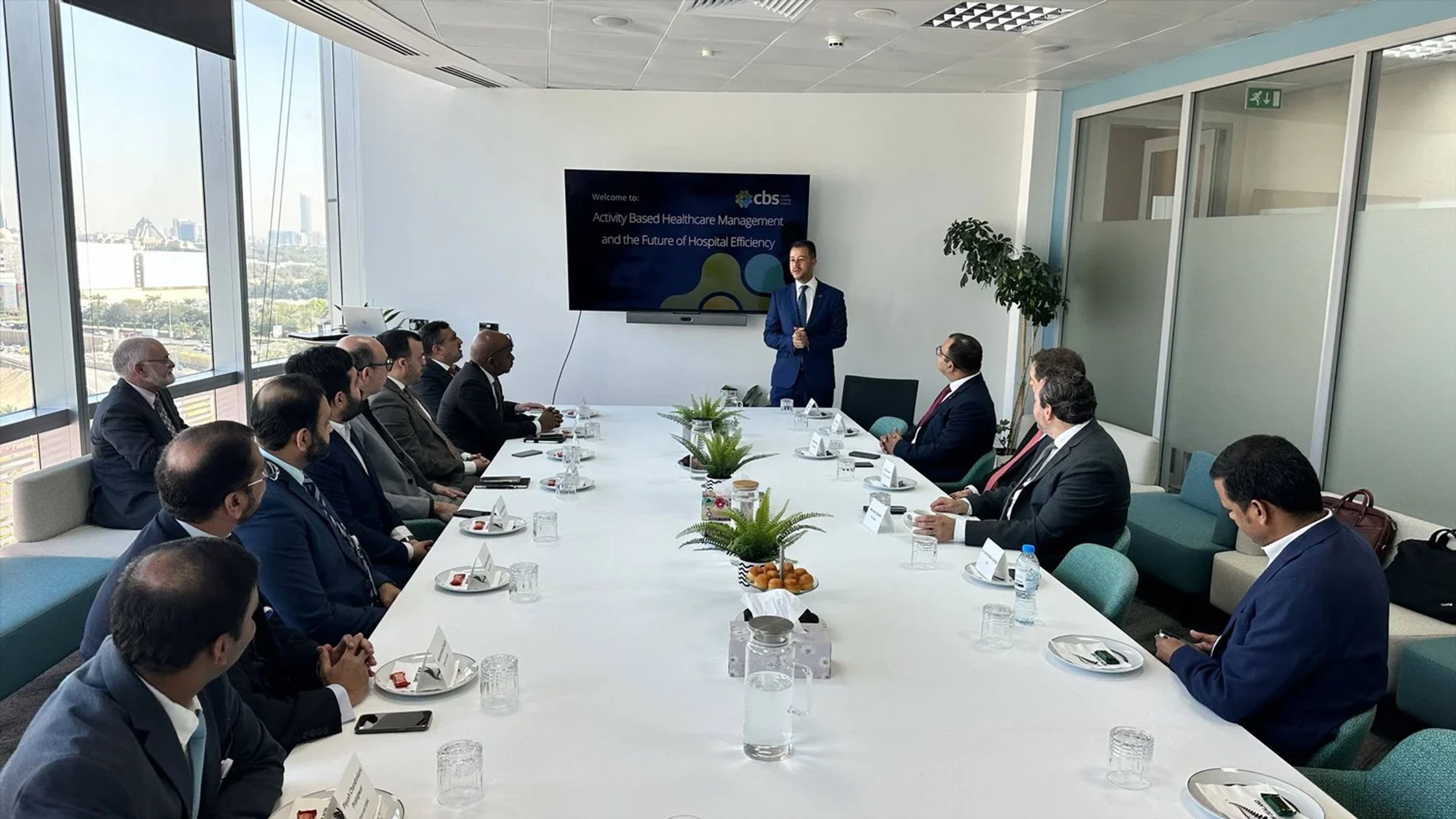 Ahmad Zakkout opening the meeting