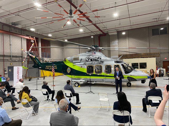 Client News: Miami-Dade’s Fire Rescue Adds Leonardo AW139 Helicopters to its Fleet