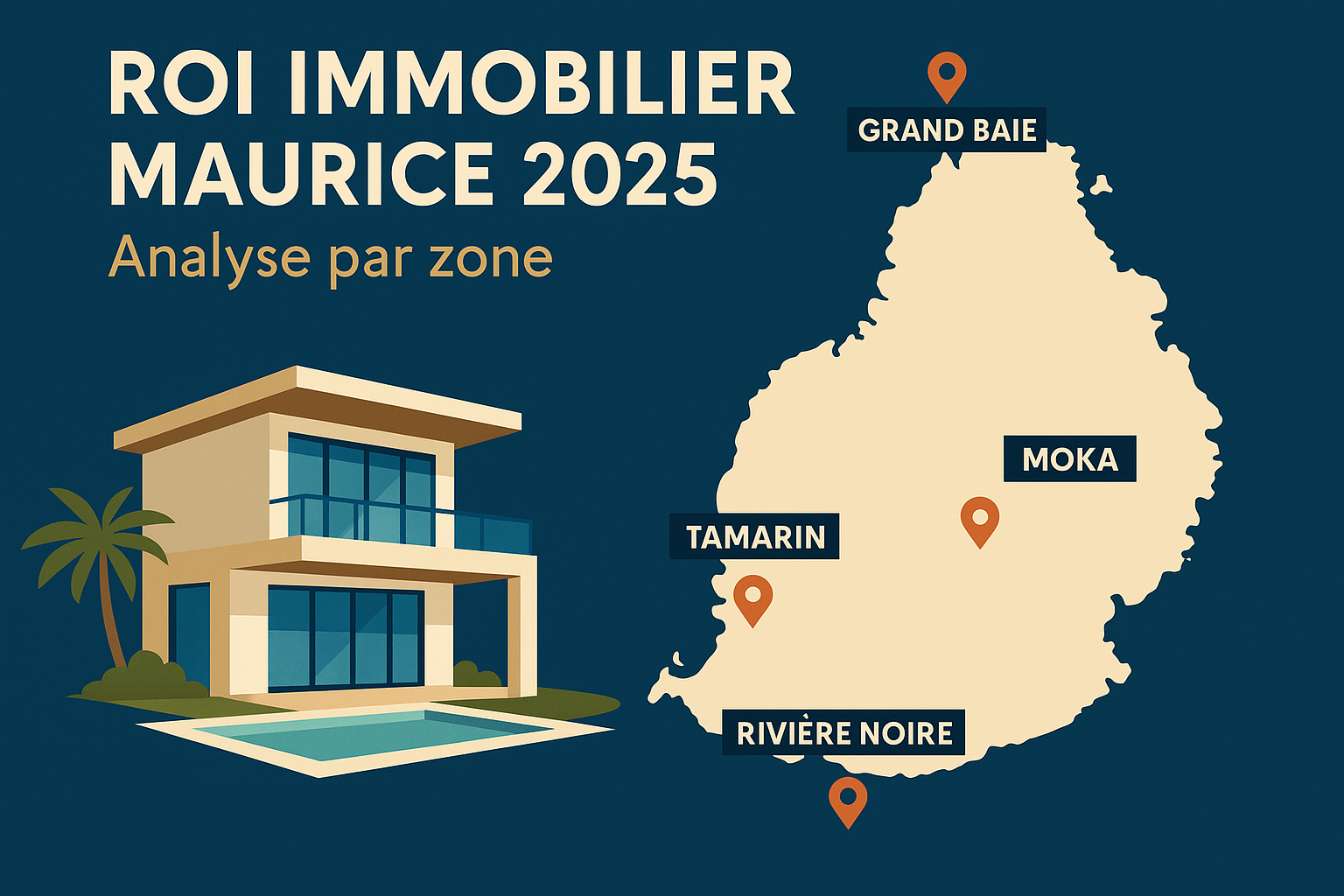 ROI immobilier Maurice 2025 : Analyse complète par zone d'investissement