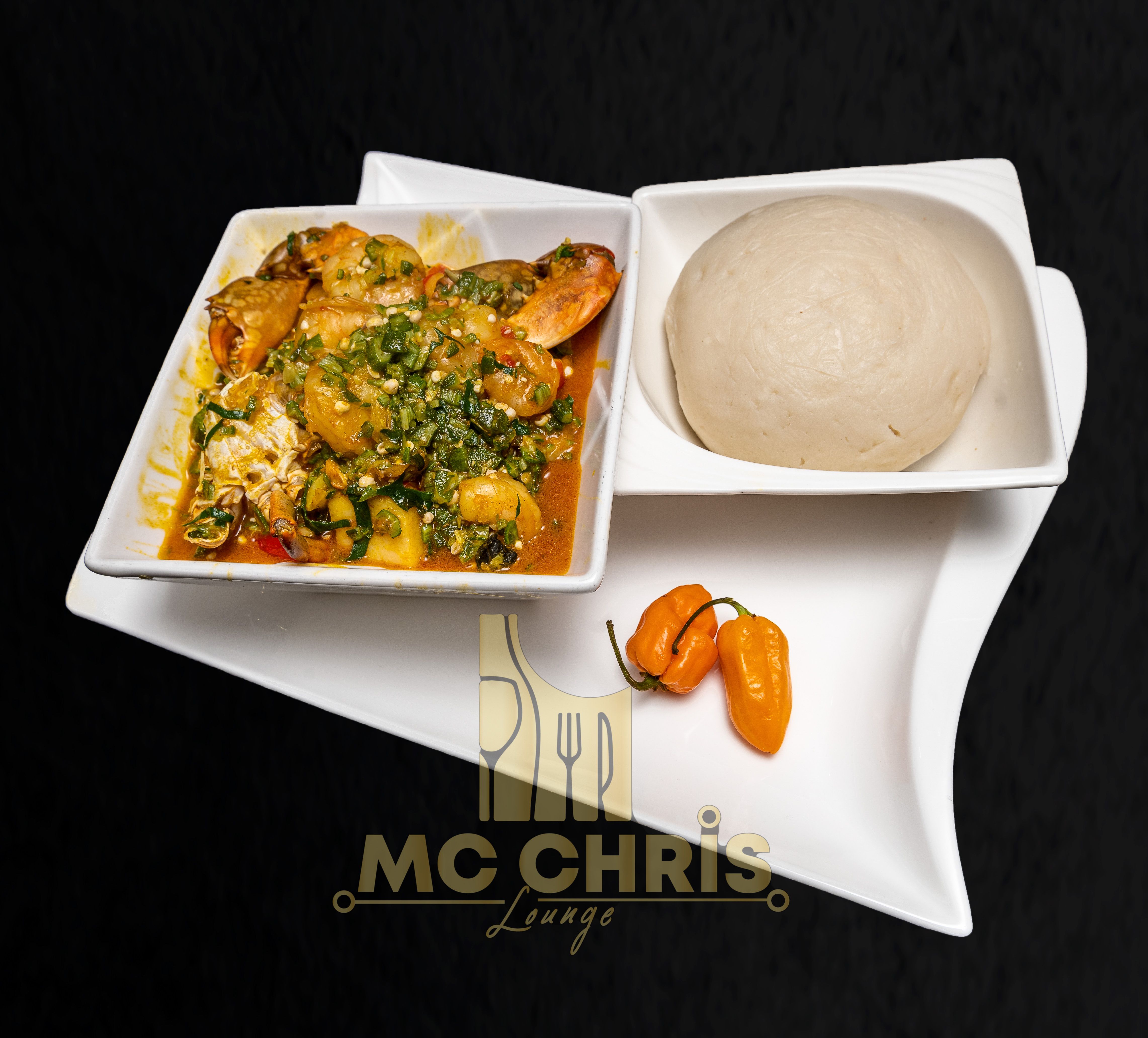 Okro Seafood Swallow
