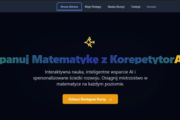 KorepetytorAI (StudentPI) – Inteligentna Platforma do Nauki Matematyki