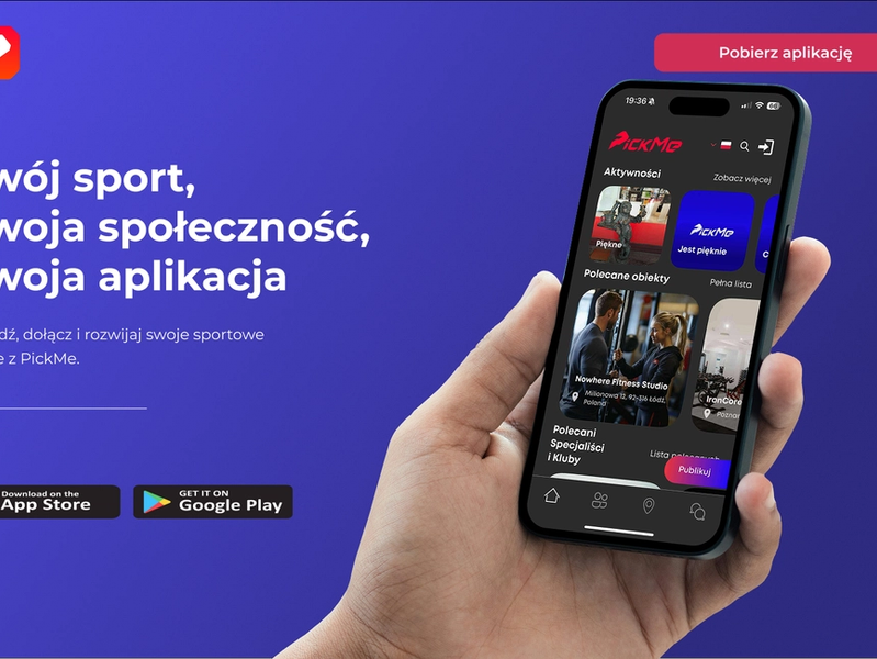 High-performance Landing Page dla aplikacji mobilnej PickMe