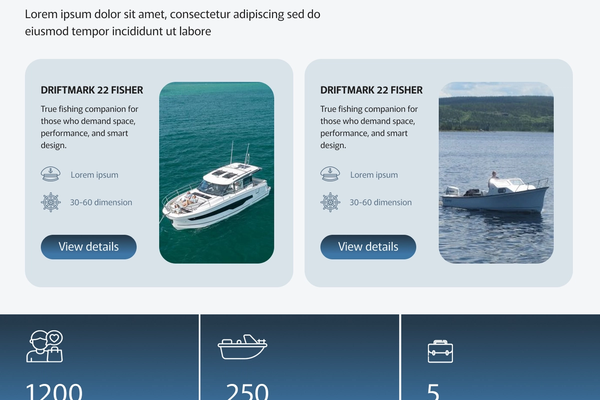 Driftmark Marine – E-commerce z Konfiguratorem Łodzi i Rebranding