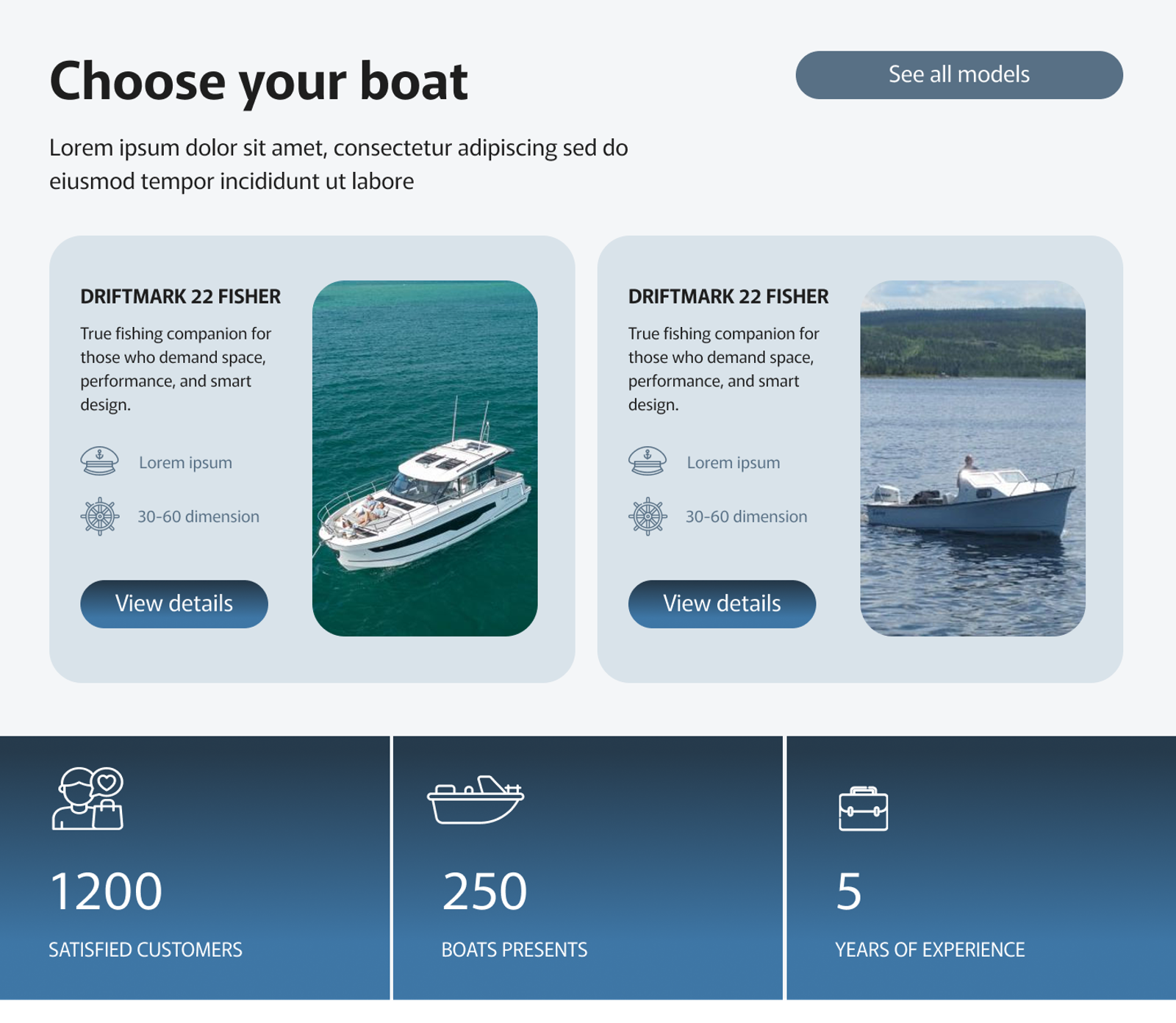 Driftmark Marine – E-commerce z Konfiguratorem Łodzi i Rebranding
