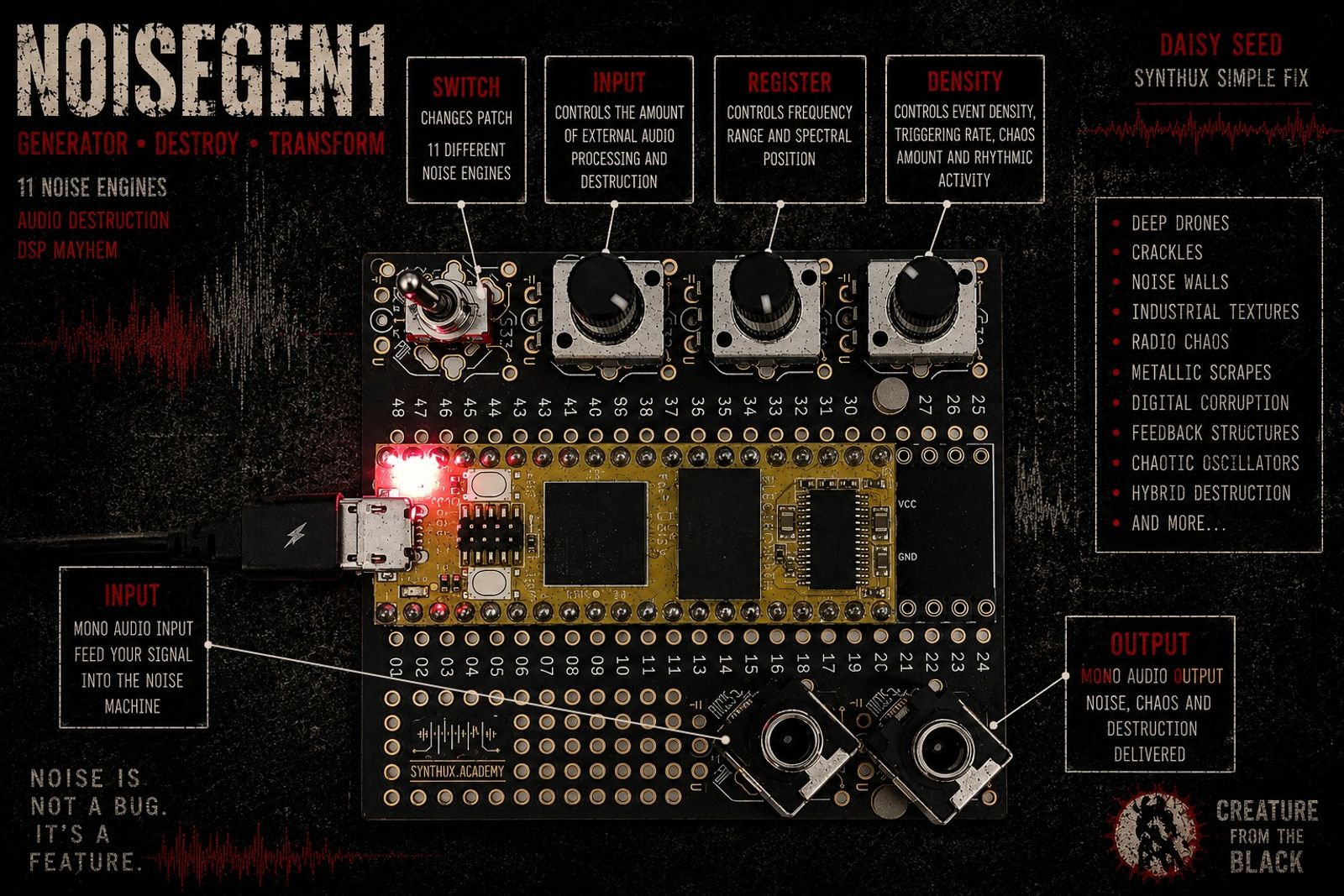 NoiseGen1 by Creature From The Black