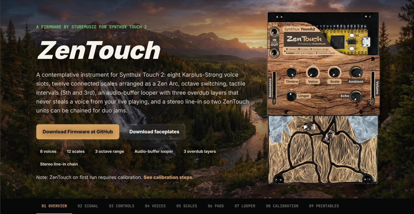 Web manual for ZenTouch