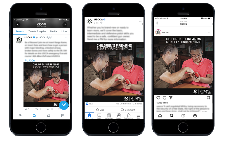 Example of how posts would look