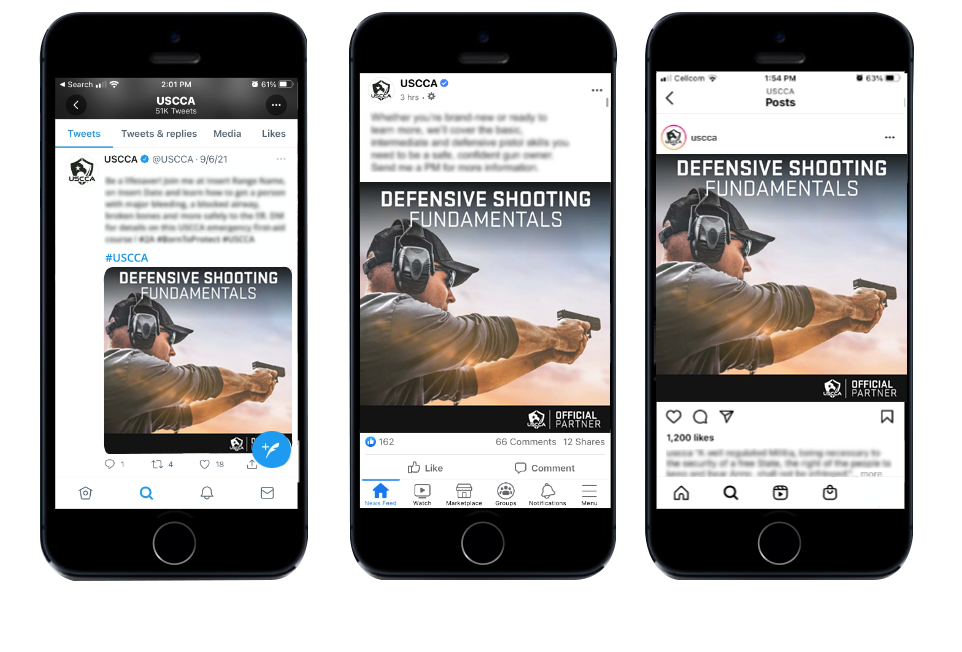 Example of how posts would look